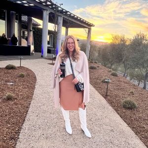 Abercrombie Knee Length Skirt w/ Slit